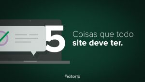 Capa - 5 coisas que todo site institucional deve ter