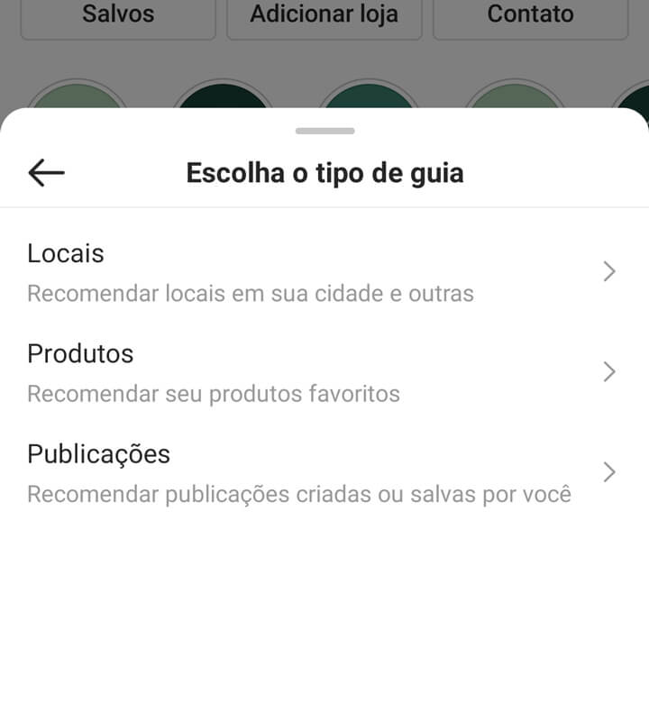 Os três tipos de guias do Instagram