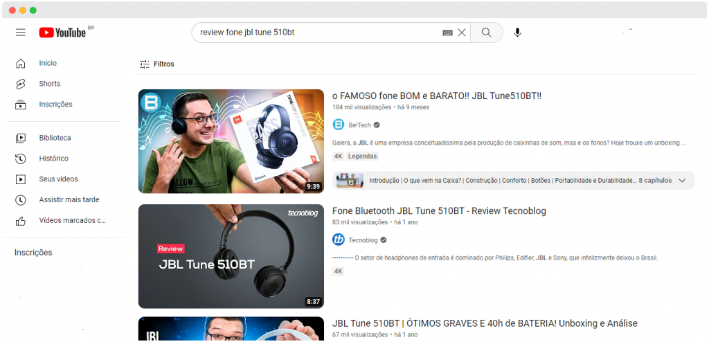 print com reviews loja virtual youtube