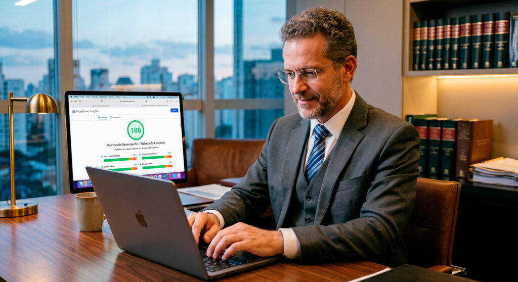 Site rápido para advogados